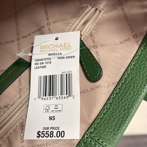 Michael Kors Mirella Medium East West Pebbled Leather Tote Shopper Bag MK EW
NWT - Picture 12 of 16